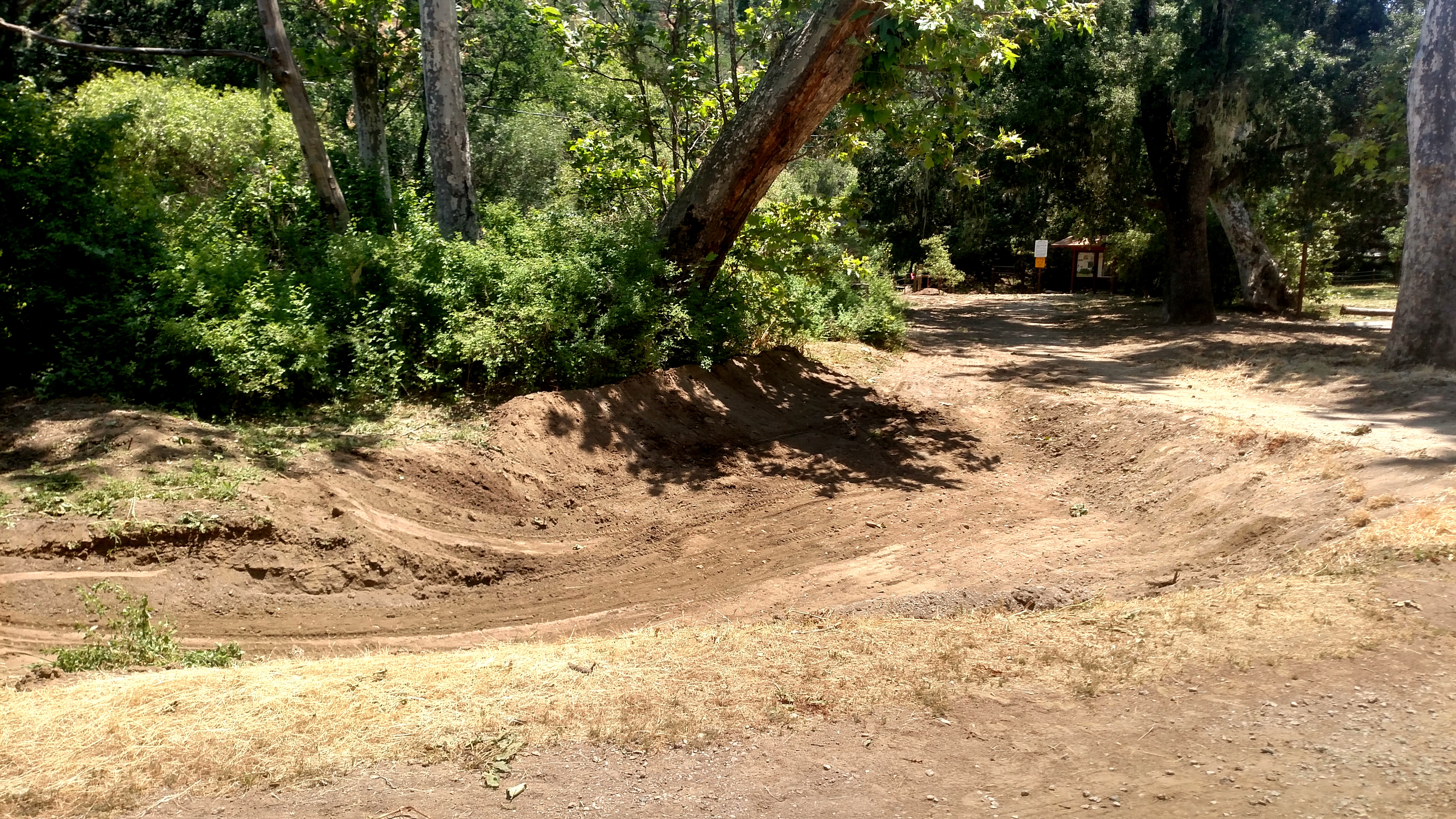 Retention pond cleaned out.